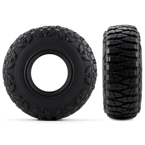 4pcs 2.2'' Crawler Tire for 1/10 AXIAL SCX10 D90 CC01 90018 TRX-6 Redcat | 120mm OD 40mm Width Tires with Foam,RC Crawler Upgrade Parts