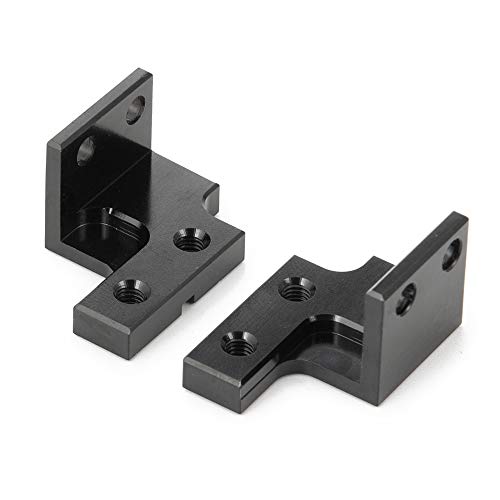 QUE-T 1 Pair Metal Front Servo Base Mount for 1/10 RC Axial Scx10II 90046