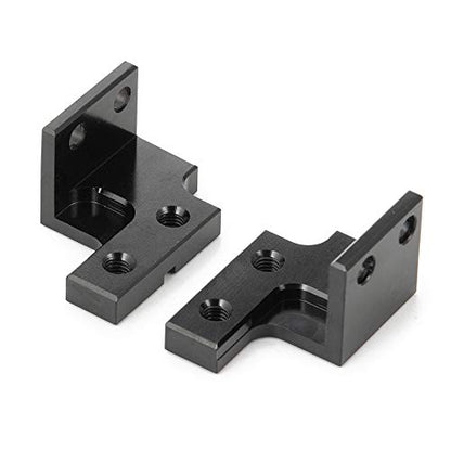 QUE-T 1 Pair Metal Front Servo Base Mount for 1/10 RC Axial Scx10II 90046
