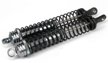 Oil Adjustable Aluminum 140mm Shock Absorber Damper For Rc Car 1/8 Buggy Truck Upgraded Hop-Up Parts Hsp Hpi Losi Axial 4PCS/set (Titanium) - color: Titanium