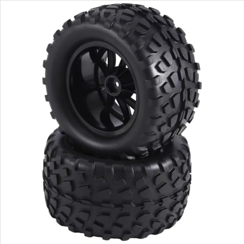Compatible with Traxxas for Rustler for Stampede for Hoss 2Wd 4X4 for Vxl 1/10 RC Truck Tires Accessori 12Mm Hex Wheels Wheels RC Assortment
