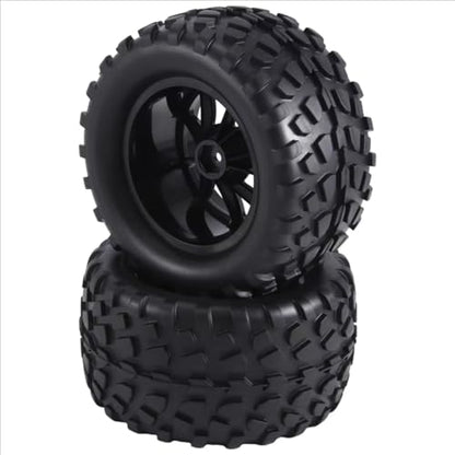 Compatible with Traxxas for Rustler for Stampede for Hoss 2Wd 4X4 for Vxl 1/10 RC Truck Tires Accessori 12Mm Hex Wheels Wheels RC Assortment