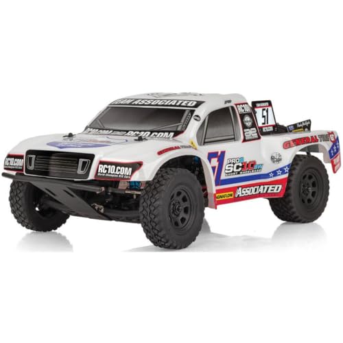 Team Associated 70040 Pro2 SC10sw RTR White 1/10 Scale 2WD Electric Short Course Truck Off-Road Ready to Run Radio Controlled Truck