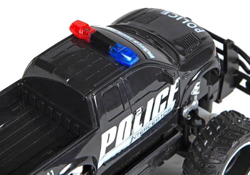 World Tech Toys Ford F-150 SVT Raptor Police Pursuit 1: 24 RTR Electric RC Monster Truck