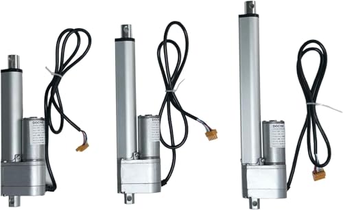 Digital Linear Servo Actuators, Long Stroke 100,150,200 mm, Signal for DIY Robot, Remote Control and Arduino PCB,for Fan Blades Cabinets Home Automation (200MM) - style: 200MM
