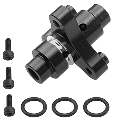 ShareGoo Center Differential Lock Spool Diff Case Locker Spool Compatible with 1/8 Arrma Kraton Notorious Outcast Senton Talion Typhon BLX 1/8 RC Car (Black) - color: Black