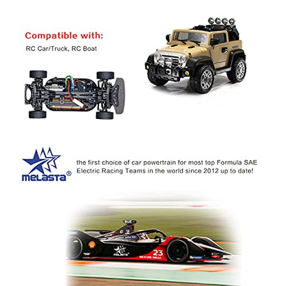 melasta 7.2V 5000mAh 6-Cell NiMH RC Battery for Cars/Trucks | High-capacity 10C discharge rate pack. Tamiya connector. Compatible with RC trucks, tanks, boats, and racing cars.