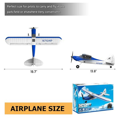 RC Plane Sport Cub 500 S2 Remote Control Airplane 4 Channel RTF | Easy Control for Beginners, One Key Aerobatic,3 Modes, Best Gift for Adults