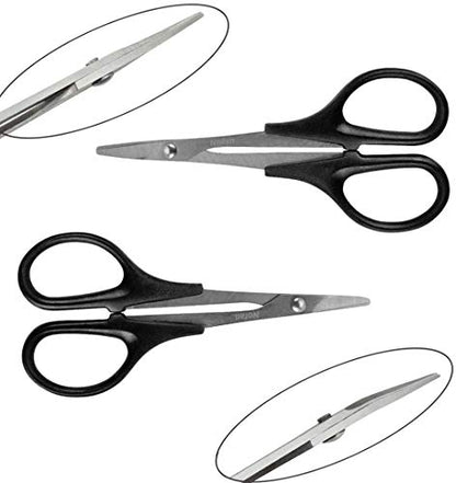 0-14mm RC Body Reamer Hole Puncher and Curved Scissors & Straight Scissors Trimming Universal Tools Set for RC Car Body Shell Lexan Plastic