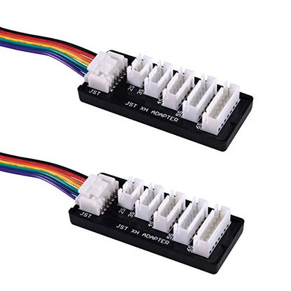 RC Product JST-XH-2-6S Lipo Battery Charge Balance Board, JST XH Board Balance Expansion Charger Adapter gor RC 6S LiPo Battery Charge (2pcs) - color: 2pcs