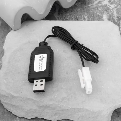 OTOTEC 8.4V NiMH/NiCd Battery Charger Cable with Standard 2P Plug 250mA Compatible with RC Car RC Tank RC Plane RC Boat