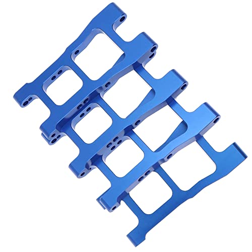 4Pack Treehobby Aluminum Alloy Front & Rear Lower Suspension Arms Swing Arm Compatible with 1/10 Redcat Blackout SC/Blackout SC Pro/Blackout XBE/Blackout XBE Pro/Blackout XTE/Blackout XTE Pro(Blue)