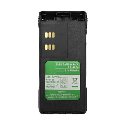 ExpertPower® 7.2V 2100mAh NiMH Battery for Motorola NTN9858, NTN9815, NTN9858AR | Compatible with XTS1500, XTS2500, PR1500, MT1500 Radios | Long-Lasting Rechargeable Pack - size: NTN-9858