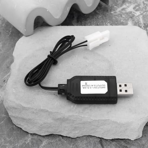 OTOTEC 8.4V NiMH/NiCd Battery Charger Cable with Standard 2P Plug 250mA Compatible with RC Car RC Tank RC Plane RC Boat