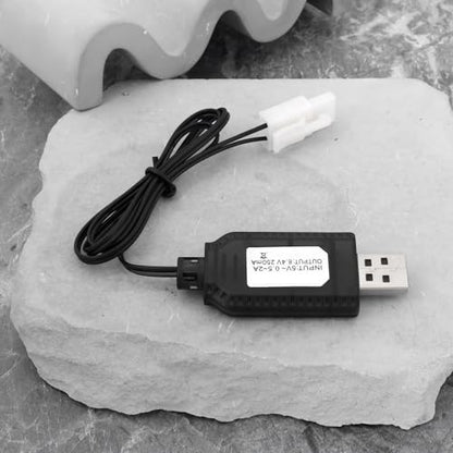OTOTEC 8.4V NiMH/NiCd Battery Charger Cable with Standard 2P Plug 250mA Compatible with RC Car RC Tank RC Plane RC Boat