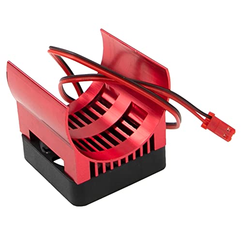 ShareGoo RC 40mm 42mm Motor Heatsink with Cooling Fan Electric Engine Heat Sink for 4074 4274 1515 1512 Motor Compatible with Arrma HSP Redcat HPI Traxxas 1/8 RC Car