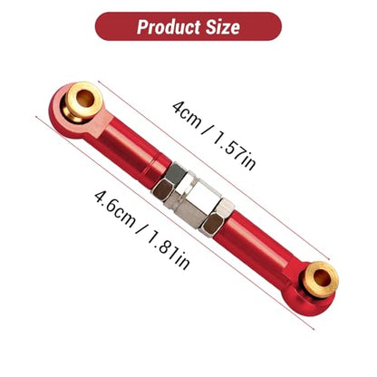 daitoku Metal Steering Rod Servo Linkages Turnbuckle for MJX Hyper Go H16BM H16GT H16DR 16207 16208 16209 16210 1/16 RC Car Upgrade Parts