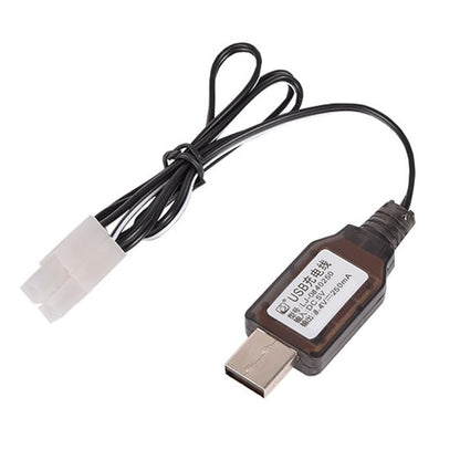 1 Pcs 8.4v 1400mah Ni-Cd Rechargable Battery Tamiya Plug KET-2P with 1 x USB Cable for RC Car RC Truck Tank