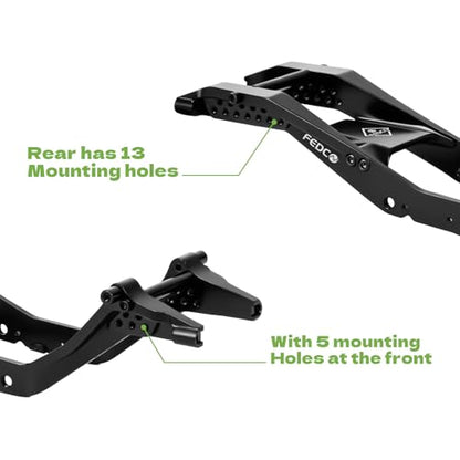 SCX30 LCG Chassis Frame Kit for Axial SCX30 Bronco/Wrangler Upgrades | CNC Adjustable Suspension SCX30 Frame For 1/30 RC Crawler