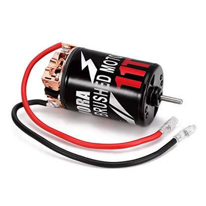 INJORA 550 Brushed Motor Waterproof 3-Slot 11T Motor for 1/10 Scale RC Car Crawler Truck Buggy Axial SCX10 AXI03007 JL 90046 TRX4 TRX6 (INM09) - size: 11T