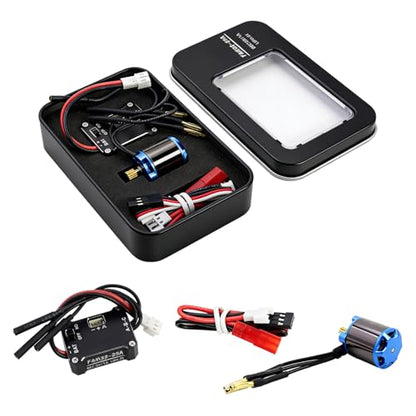 for SCX30 25A ESC 1212 5000KV Outer Rotor Brushless Motor Combo 11T for Axial SCX30 TRX4M FCX18 SCX24 1/18 1/24 1/30 RC Crawler Accessory