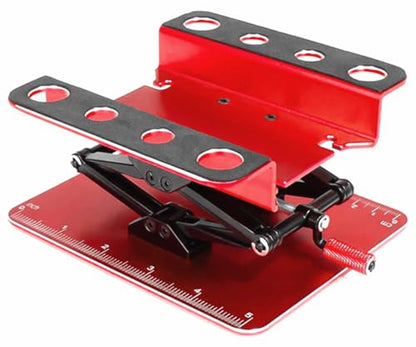 RC Car Work Stand Upgrade 1/8 1/10 1/12 Scale TRX4 Axial Redcat Losi RC Crawler Monster Truck Buggy，Aluminum Repair Workstation 360 Degree Rotation Lift Lower.