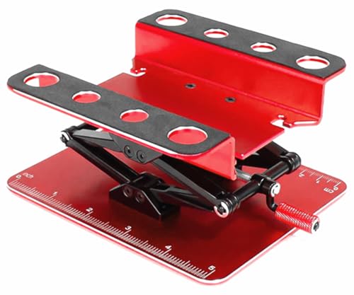 RC Car Work Stand Upgrade 1/8 1/10 1/12 Scale TRX4 Axial Redcat Losi RC Crawler Monster Truck Buggy，Aluminum Repair Workstation 360 Degree Rotation Lift Lower.