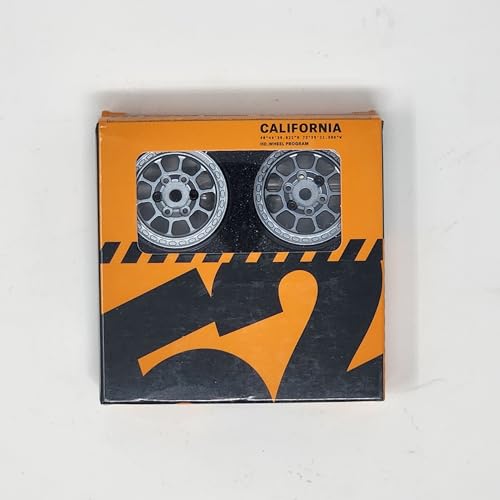 LGRP® FIFTEEN52® Traverse MX Series 1.0" Beadlock Wheels, (Satin Gray), 28mm (1.1") x 31mm x 13mm (4 Wheels Per Order) Compatible with 1/24 Scale RC Axial SCX24, Element, Enduro, URUAV, LGF52101