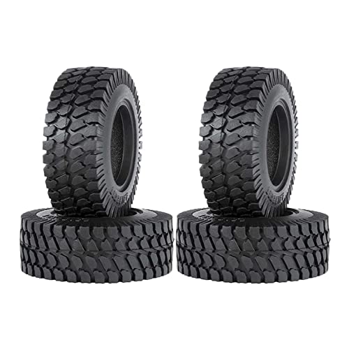 1.55 inch Tires Rubber Tyres for 1:10 RC Crawler Car D90 TF2 Tamiya CC01 LC70 MST JIMNY 90069 (78mm, B) - color: 78mm, B