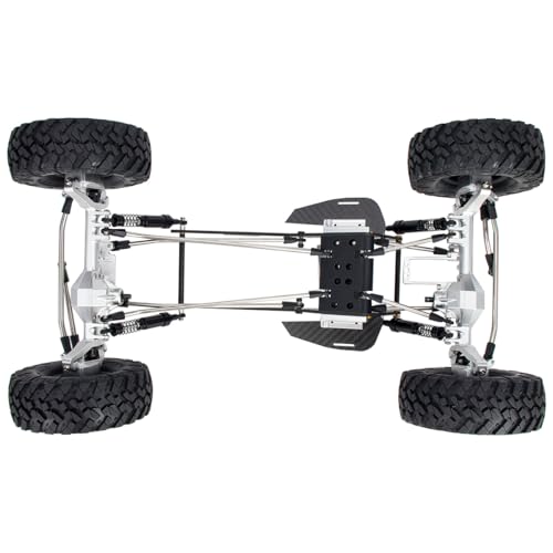 1/10 RC Portal Axles Set with BTA SOA Servo Mount CNC Aluminum One Piece Construction Offset Front Rear Completes Axle Set for Axial Capra 1.9 UTB LCG Cheater Rig 4WS DIY Upgrades (Black) - color: Black