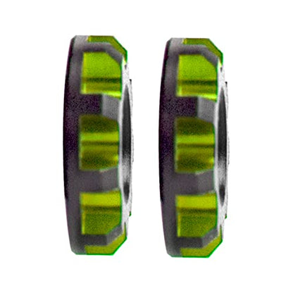4Pack Vgoohobby Universal Rear Wing Buttons Gasket Compatible with Arrma Traxxas HPI HSP Redcat Axial Tamiya 1/10 RC Off Road Buggy Racing Car (Green) - color: Green