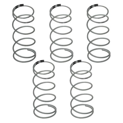 7449 Spring, Shock, White GTR Long .767, Black Rate, 5-Pack