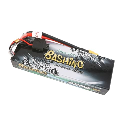Gens ace G-Tech Bashing 5200mAh 7.4V 35C 2S Lipo Battery Hardcase 24# with XT60 Plug