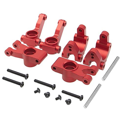 ShareGoo Metal Front Steering Block Knuckles & C-Hub Caster Block & Rear Hubs Carrier Upgrade Parts Compatible with Arrma 1/10 Granite Voltage MEGA 2WD RC Monster Truck