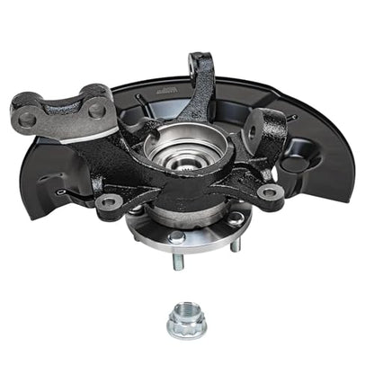 Detroit Axle - Front Steering Knuckles w/Hubs Outer Tie Rod End Links | Replacement for 2012-2017 Toyota Camry L LE XLE 2.5L - size: 4SU48654/Kit