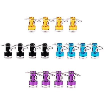 8pcs/Pack Magnetic RC Car Shell Column Invisible Body Post Mount Black