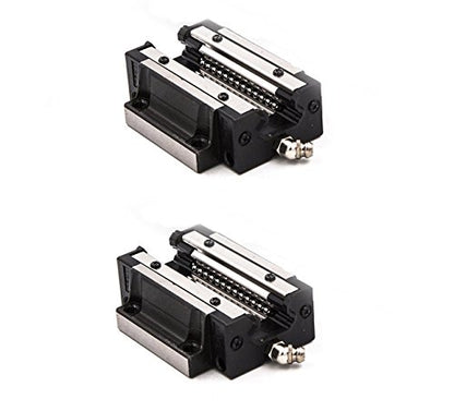 TEN-HIGH HSR15 300mm Linear Guide Rail Linear Motion Slide Rails Linear Motion Products, for CNC Routers, 1pcs Rail + 2pcs HSR15CA Blocks Bearing - size: 300mm, style: HSR15
