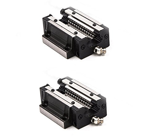 TEN-HIGH HSR20 300mm Linear Guide Rail Linear Motion Slide Rails Linear Motion Products, for CNC Routers, 1pcs Rail + 2pcs HSR20CA Blocks Bearing - size: 300mm, style: HSR20