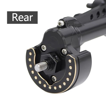 Brass Steering Knuckles Portal Front and Rear Cover Weights for 1/10 RC Crawler Car Vanquish VS4-10 Phoenix F10 Portal Axle Lower COG