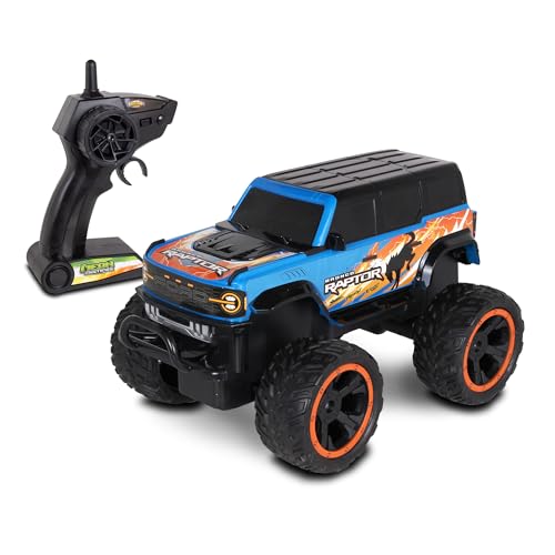 NKOK RC Ford Bronco Raptor Monster Truck; Rear Wheel Drive for Drifting Mastery; Bouncy and Grippy Tires - style: Ford Bronco Raptor
