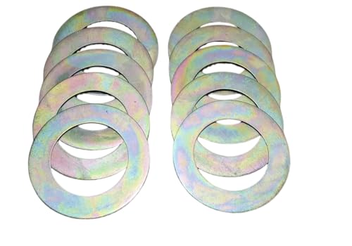 Bucket Pin Shims Washers Size 80 mm x 45 mm x 2 mm Set of 10 Pcs Fits and Compatible with Various Earthmoving Machines