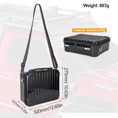Portable Hardshell Carrying Case Box Protective Shoulder Storage Bag Suitcase Organizer for 1/24 RC Crawlers Car SCX24 Accessories