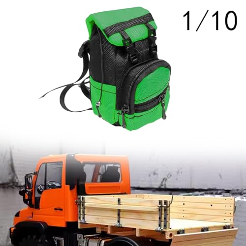 RC Vehicle Travel Pack for 1/8 1/10 Model Car Accessories, Green Backpack - color: Green Backpack