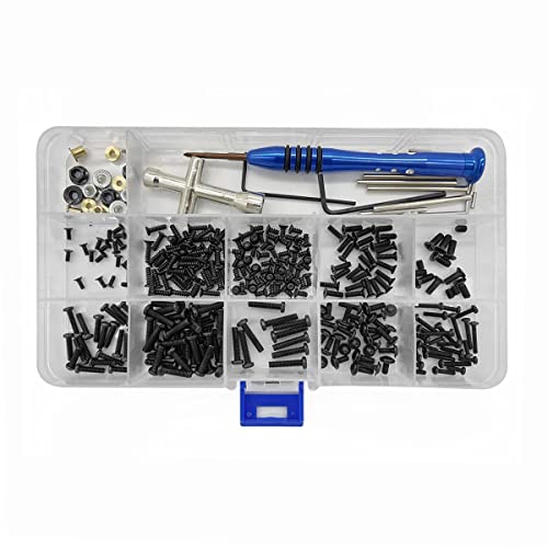 RC Car Screws Kit, RC Screws Kit Repair Tool Box Hardware Fasteners Replacement for Wltoys Wltoys 1/14 144001 RC Car