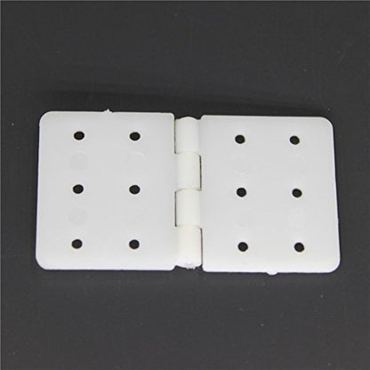 20x37 mm 0.79" x1.46'' Standard Size Pinned Nylon Hinge RC Model Airplane Parts Replacement (Pack of 20)