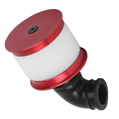 Universal RC Air Filter, Aluminum Alloy High Absorption Sponge for 1/10 Scale Nitro RC Cars Compatible with HSP 94188 94122 Red Black Silver Green