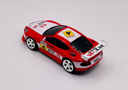 Mini RC 1:58 Scale Small Pocket Portable Micro Racing Car Can Miniature Coke Can Upgraded 2.4G Wireless Radio Remote Control for Multi-Users (Qty. 1 = 1 Can) (Red) - color: Red