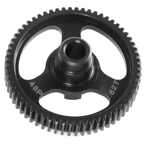 Spur Gear 48T 55T 62T 70T 48P Hardened Steel Gears for Traxxas 1/10 Ford Bronco 4-Tec 2.0/4-TEC 3.0 Upgrade Parts (62T) - size: 62T