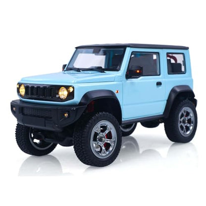 RTR 1/16 HG Remote Control Off Road Car Electric RC Crawler Light System Smoke Unit Metal Gear Drive Shaft Battery Charger Hobby Model for Ages 14+ - color: Blue
