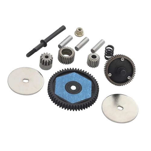 for Axial for SCX10 II 90047 90104 for Wraith 90074 32P Transmission Spur Gear Set with Motor Gear 1/10 Replacement Crawler Car Upgrade Parts RC Accessories(Complete Gear Set) - size: Complete Gear Set